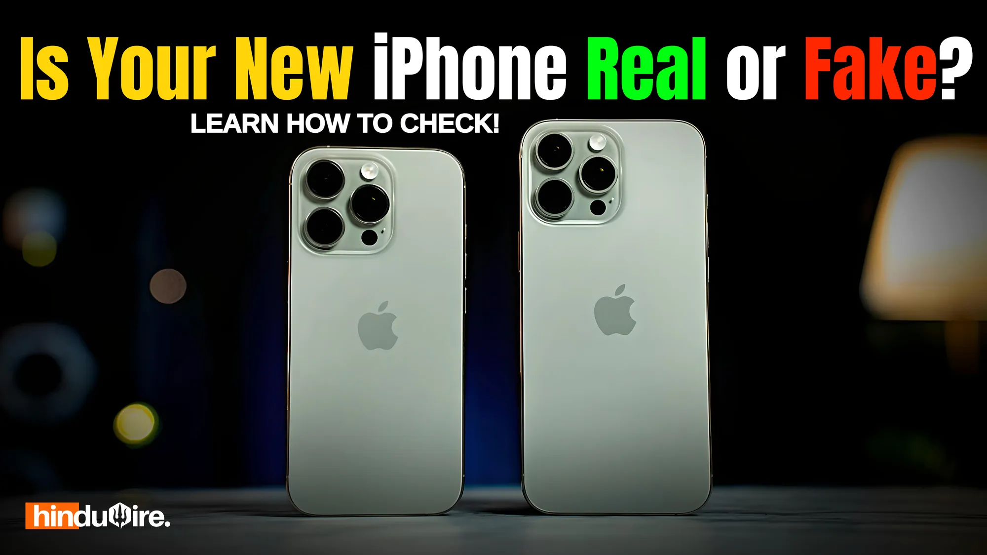 Is Your New IPhone Real or Fake