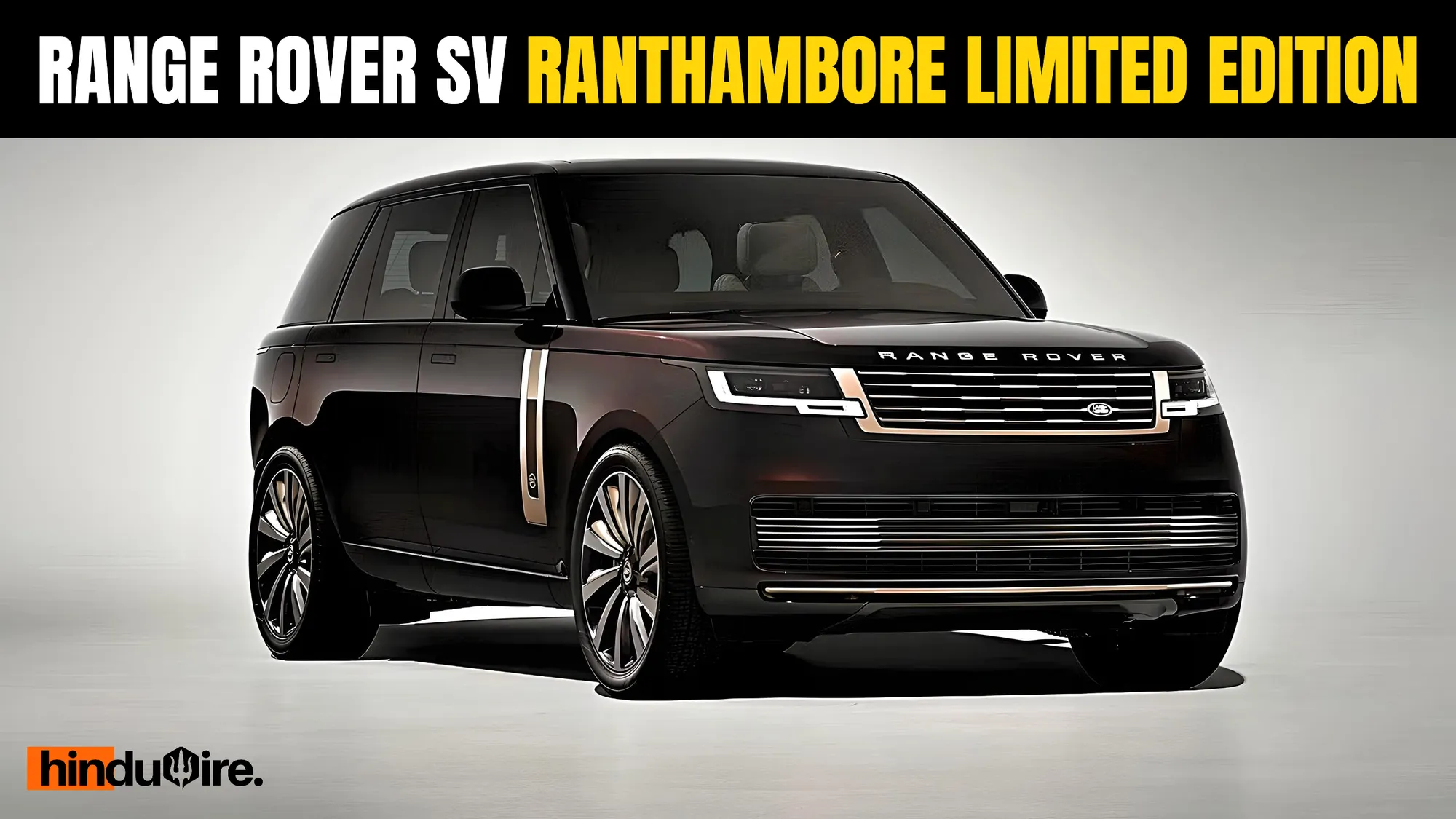 Range Rover SV Ranthambore Limited Edition