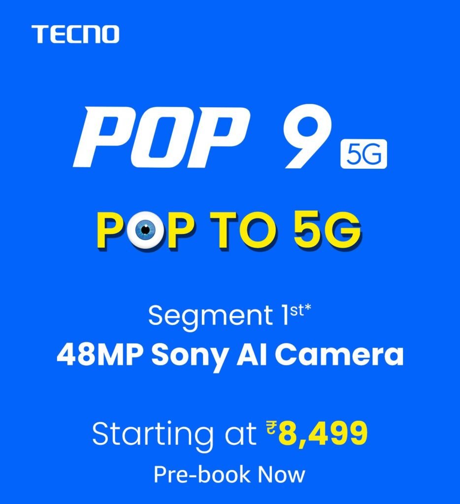 Tecno Pop 9 5G Price