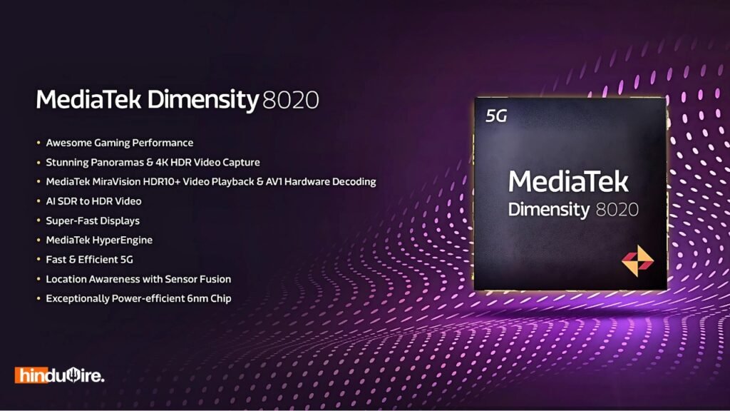 MediaTek Dimensity 8020 5G Chipset - Specifications