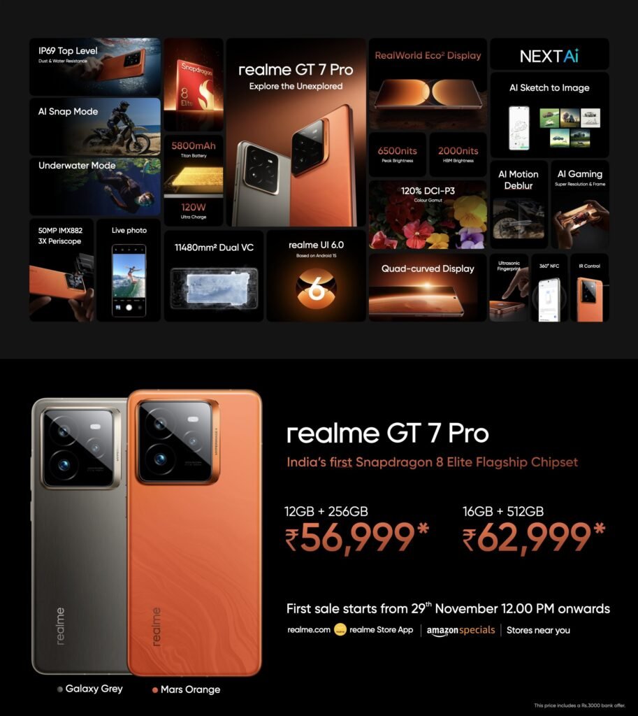 Realme GT 7 Pro Launched in India: GT 7 and GT 7T Expected to Arrive Soon